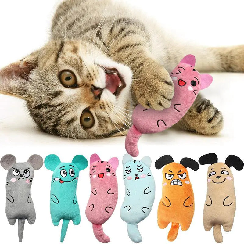Playful Paws Interactive Plush Cat Toy
